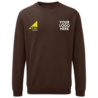 Gas Safe Register with Custom Workwear Logo Printed Sweatshirt