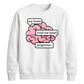 Geeky Tech Brain Computer Slogan Graphic Unisex Sweatshirt