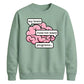 Geeky Tech Brain Computer Slogan Graphic Unisex Sweatshirt