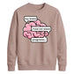 Geeky Tech Brain Computer Slogan Graphic Unisex Sweatshirt
