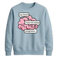 Geeky Tech Brain Computer Slogan Graphic Unisex Sweatshirt