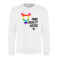 Gender Symbol Justice Trio Pride Month Unisex Sweatshirt