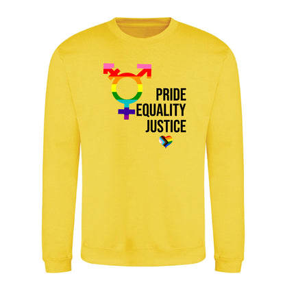 Gender Symbol Justice Trio Pride Month Unisex Sweatshirt