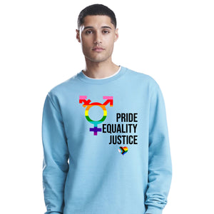 Gender Symbol Justice Trio Pride Month Unisex Sweatshirt