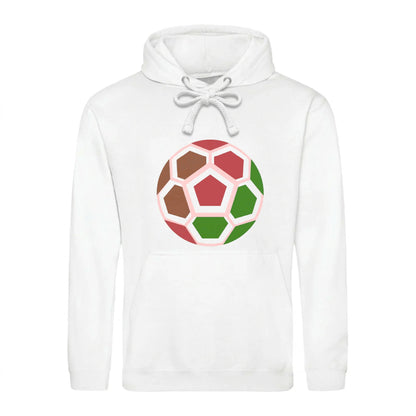 Geometric Ball Artwork Football Printed Unisex Hoodie