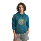 Geometric Ball Artwork Football Printed Unisex Hoodie