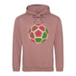 Geometric Ball Artwork Football Printed Unisex Hoodie