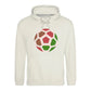 Geometric Ball Artwork Football Printed Unisex Hoodie