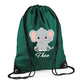 Giraffe Kids String Bag with Custom Name Personalised String Bag