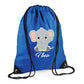 Giraffe Kids String Bag with Custom Name Personalised String Bag