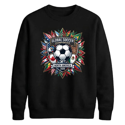 Global Soccer Championship 2026 FIFA Printed Unisex Sweatshirt