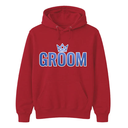 Gold Crown Groom Wedding Unisex Hoodie