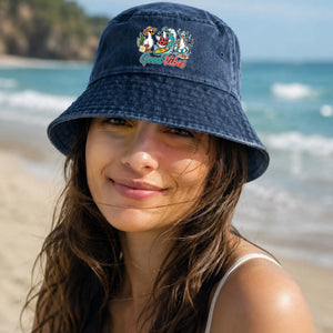 Good Vibes Ducks Vintage Beach Summer Adult Hat
