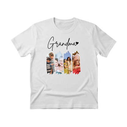 Grandma Personalised Snaps Mothers day Printed Unisex T-shirt
