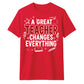 Great Changes Everything Thank You Teacher Unisex T-Shirt