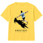 Greatest Of All Time Argentina Football Kids T-Shirt