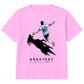 Greatest Of All Time Argentina Football Kids T-Shirt