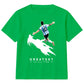 Greatest Of All Time Argentina Football Kids T-Shirt
