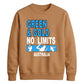 Green and Gold No Limits Women Cricket Sweatshirt - T20 Womens World Cup Sweatshirt Australia