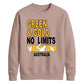 Green and Gold No Limits Women Cricket Sweatshirt - T20 Womens World Cup Sweatshirt Australia