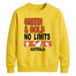 Green and Gold No Limits Women Cricket Sweatshirt - T20 Womens World Cup Sweatshirt Australia