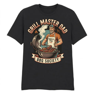 Grill Master Dad Fathers Day Printed Unisex T-Shirt