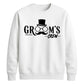 Groom's Crew Moustache Unisex Sweatshirt