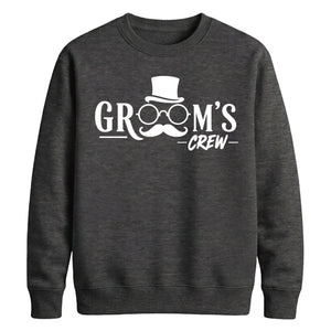 Groom's Crew Moustache Unisex Sweatshirt