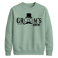 Groom's Crew Moustache Unisex Sweatshirt