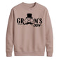 Groom's Crew Moustache Unisex Sweatshirt