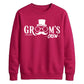 Groom's Crew Moustache Unisex Sweatshirt