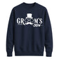 Groom's Crew Moustache Unisex Sweatshirt