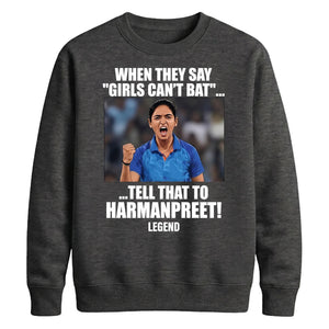 Indian Cricket T20 World Cup 2026 Indian Team 2026 Harmanpreet Kaur India Women Cricket Printed Unisex Sweatshirt