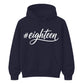 18th Birthday Unisex Hoodie #Eighteen