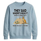 Healy Missing The GOAT Women Cricket Sweatshirt - T20 Womens World Cup Sweatshirt Australia