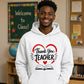 Heart Book Thank You Teacher Unisex Hoodie