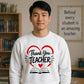 Heart Book Thank You Teacher Unisex Sweatshirt