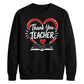 Heart Book Thank You Teacher Unisex Sweatshirt