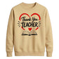 Heart Book Thank You Teacher Unisex Sweatshirt