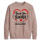 Heart Book Thank You Teacher Unisex Sweatshirt