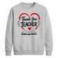 Heart Book Thank You Teacher Unisex Sweatshirt