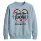 Heart Book Thank You Teacher Unisex Sweatshirt