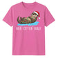 Her Otter Half Christmas Lights Graphic Unisex T-Shirt