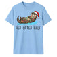 Her Otter Half Christmas Lights Graphic Unisex T-Shirt