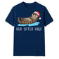 Her Otter Half Christmas Lights Graphic Unisex T-Shirt