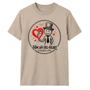 Him and His Heart Groom Unisex T-Shirt