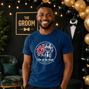 Him and His Heart Groom Unisex T-Shirt
