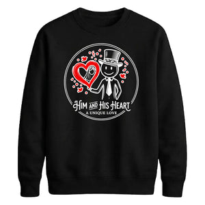 Him and His Heart Love Groom Unisex Sweatshirt