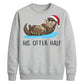 His Otter Half Graphic Christmas Unisex Sweatshirt