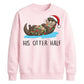 His Otter Half Graphic Christmas Unisex Sweatshirt